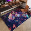 Alfombra para Habitación de E-Sports Transfronteriza de Terciopelo de Cristal Estilo Tecnología 3D Alfombra para Sala de Estar Alfombra para Suelo de Silla Giratoria de Dormitorio Alfombra Insonorizada y Resistente a Manchas