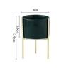 Jarrón de Hierro Escandinavo Simple Soporte Elevado para Flores Suculentas Maceta Cerámica Hidropónica para Flores Set de Flores con Planta Verde