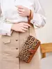 Cartera Larga para Mujer de Nuevo Estilo Transfronteriza, Portatarjetas tipo Acordeón con Estampado de Leopardo Retro, Bolso Todo en Uno, Bolso de Mano Multifuncional de Gran Capacidad