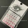 Pegatinas de tatuaje Pegatinas de perlas para la cara Esquina del ojo Pegatinas de diamantes Pegatinas DIY de un solo strass con adhesivo en la parte posterior Maquillaje pegatinas de strass para maquillaje