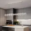 Lámpara de araña italiana Diseñador Mesa de isla Restaurante Lámpara Minimalista Lujo Ligero Gama Alta Iluminación LED Mostrador de bar Moderna