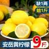 Limón Amarillo Anyue 4.5kg Fruta Fresca de Temporada, Recién Cortado, Piel Fina Primera y Segunda Calidad Perfumado Kumquat Pequeño Limón Verde