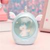 Luz de unicornio para compañeras de clase niña pequeña niños Año Nuevo cumpleaños regalo de Año Nuevo linda rosa corazón de niña desgarrador