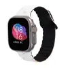 Para Apple Silicone Strap Applewatch3456789 Generation/se Strap Double Sided Magnetic IWatch Strap
