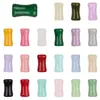Contas Soltas de Vidro Imitação Calcedônia, Contas Perfuradas de Vidro em Formato de Bambu, Acessórios para Joias de Pulseira e Colar Estilo Chinês Feitos à Mão para DIY