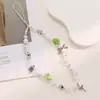 Estilo Ins Corrente de Celular Versátil Maçã Verde Caseira Pingente de Celular Infantil Pingente Quadrado Amarelo e Branco Pingente Ccd Pingente de Câmera