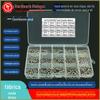 480 PCs aço inoxidável 304 cruz pan cabeça máquina fio M2M2.5M3 parafuso com combinação de porca conjunto em caixa