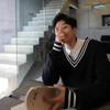Suéter de Pareja Otoño e Invierno Suéter Holgado Estilo Perezoso para Estudiante Suéter con Cuello en V Abrigo Estilo Universitario Moderno Estilo Coreano