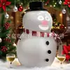 Transfronteiriço Novo Mais Vendido Falante Animado Piscante Boneco de Neve Mudando Expressão Cantando Boneco de Neve Natal Criativo