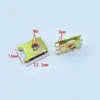 Compensado Rosqueado M6 Zinco Colorido Cassete em U Porca de Tensão Compensado Fixo Metal Gaxeta Rápida para Fio 23*16mm