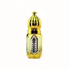 Botella de Aceite Esencial Electrochapada, Botella Vacía, Botella de Vidrio con Rodillo de Alta Gama, Botella de Muestra de Líquido Cosmético Esencial de 3ml 6ml