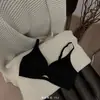 Sujetador sin costuras de soporte suave con tiras de gel para mujer, delgado y cómodo, realce de pecho pequeño, reducción de senos laterales, anti-flacidez, sujetador sin aros