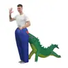 Disfraz inflable de dinosaurio personalizable traje de tiburón alienígena Halloween disfraz divertido para actuación decoración de fiesta