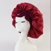Gorro de Satén Imitación Seda con Correa Suave Ajustable, Gorro de Noche, Adecuado para Dormir, Gorro con Correa para Cabello Rizado