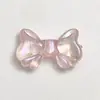 Acrílico transparente colorido borboleta diy feito à mão material com contas corrente para celular acessórios de joia suprimentos para manicure