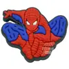 Spider-Man Superhéroe de Marvel Dibujo Animado Decorativo Superman Charms para Zapatos de Madera Decoración de Zapatos Accesorios