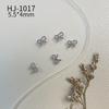 Estilo Japonês Popular Joias para Nail Art de Laço Dourado e Prateado Mini Fresco Simples Fita Laço Laço de Liga