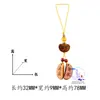 Madera de Azufaifo Rayada Talla en Madera Maciza Artesanías de Madera Espada Pequeña Cadena para Teléfono Llavero Colgante Decoración para Bolsos Venta al por Mayor