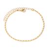 Joyería transfronteriza europea y americana moda de verano nueva tobillera de playa simple cadena de aleación bohemia para mujer adornos para el pie