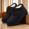 Sapatos de Algodão com Solado Macio para Mães de Meia-Idade e Idosas, Novo Estilo Inverno 2026, Botas Curtas Confortáveis e Versáteis, Forradas com Lã e Espessadas, Botas de Neve Antiderrapantes