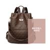 Mochila Estampada Retro Europeia e Americana da Moda para Mulheres 2026 Primavera/Verão Nova Tendência Mochila Antifurto de Grande Capacidade para Deslocamento Casual