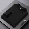 Sudadera de Velour Doble Cara 280g Manga Larga Cuello Redondo Camiseta Interior de Manga Larga Punto Cálido Otoño e Invierno Cuello Alto para Hombre