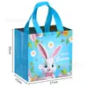 Bolsa de Pascua No Tejida Laminada Puntual Transfronteriza Bolsa de Compras Ecológica Bolsa de Regalo de Color Fabricante de Bolsos al por Mayor