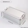 Caja de Hierro Retro con Hebilla Deslizante Estilo Chino, Caja de Almacenamiento de Metal Engrosada, Caja Vacía Sellada para Snacks, Té, Regalos Hechos a Mano