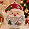 Nuevo kit de pintura de diamantes de Navidad, una manualidad DIY divertida y creativa para niños, con pedrería brillante y pegatinas de diamantes de formas únicas, perfecto como regalo de Año Nuevo transfronterizo