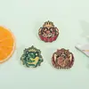 Insígnia de Broche de Raposa Fofa com Rosa de Conto de Fadas Príncipe Transfronteiriço Roupas Insígnia Fixa de Alta Qualidade