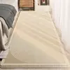 Tapete Imitação de Cashmere Liso Silencioso para Casa Quarto Resistente à Sujeira Antiderrapante Cobertor de Cabeceira Fácil de Cuidar Cobertor de Sofá Atacado