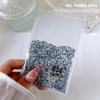Manicura Rejillas Pedrería Fondo Plano No Se Caen los Diamantes Inferiores Fondo de Goma Blanco Ropa Pedrería Caliente Redonda Bolsa Grande Diamante de Cristal Joyería
