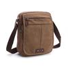 Nova Moda Retrô Masculina e Feminina Canvas Crossbody Bag Business Casual Shoulder Bag Travel Student Schoolbag Atacado