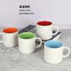 Caneca de hotel simples colorida caneca com logotipo personalizado publicidade cerâmica caneca impressão figura doméstico alta resistência