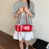 Bolso de mujer con lazo de encaje y cinta de PU transfronterizo, bolso multifuncional dulce para mujer bajo el brazo, bolso de mano y cartera de color sólido para mujer