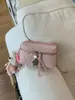 Bolso Pequeño Cuadrado de Moda para Verano 2026 Nuevo Versátil Bolso de Hombro Cruzado para Mujer Bolso de Mano de Lunares de Nicho
