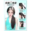 Peruca de Cavalinha Doce Feminina Estilo Coreano Argola de Cabelo com Rabo de Cavalo Lateral Cabelo Liso Peça Única Rabo de Cavalo Alto Rabo de Cavalo Baixo Lateral