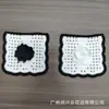 Pegatinas de Tela Bordadas en Color Blanco y Negro, Pegatinas Decorativas Falsas de Bolsillo Tipo Solapa para Pantalones, Accesorios de Modificación de Ropa Hechos a Mano para Bricolaje, Tejido de Chaqueta de Mezclilla