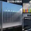 Tablero de Mensajes para el Hogar Tablero de Exhibición para Colgar Tablero Calendario Acrílico Tablero Magnético de Borrado en Seco Pegatina Magnética Transparente para Refrigerador