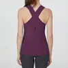 Chaleco de Yoga Pilates ropa de entrenamiento para mujer blusa exterior ligera transpirable espalda cruzada top de fitness ropa de yoga