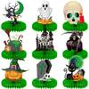 Decoración de panal de Halloween, suministros de decoración para fiestas de Halloween, mesa de panal navideña, bola de panal
