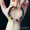 Pulsera de Ágata con Diseño Floral, Calabaza de Jade con Diseño de Mural, Pulsera de Ágata Blanca para Diseño DIY, Material Natural al por Mayor