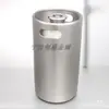 Mini barril de cerveza portátil de 8L de acero inoxidable 304 con placa tipo A y pozo tipo S