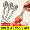 Colheres plásticas transparentes descartáveis espessadas, embaladas individualmente, para viagem, sobremesa, frutas e uso comercial