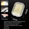 Linterna Frontal Mini de Venta Caliente Transfronteriza Luz para Correr al Aire Libre Luz de Cabeza Recargable Portátil con Clip Linterna Frontal