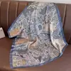 Lenço Quadrado 70cm em Seda Sintética com Estampa Paisley Retrô Lenço de Seda Cetim com Estampa de Zebra Castelo Acessório para Terno Camisa Lenço