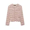 Estilo Europeo Transfronterizo Z 2026 Nueva Moda Elegante Ropa para Mujer al por Mayor Chaqueta de Traje con Estructura de Borlas 7827114
