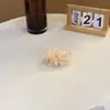 Pinza para el pelo tipo banana de malla de burbujas fresca y dulce, similar a una nube, con pliegues tridimensionales, capas esponjosas, para coleta semi-recogida, accesorio para el cabello