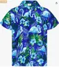 2026 Transfronterizo Europeo y Americano AliExpress Amazon Impresión Digital 3D Holgada Casual Transpirable Camisa de Manga Corta para Hombre