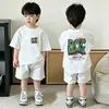 Camisetas finas de algodón puro estilo callejero para niños y niñas, Camisetas de manga corta nuevas y de moda para verano 2026